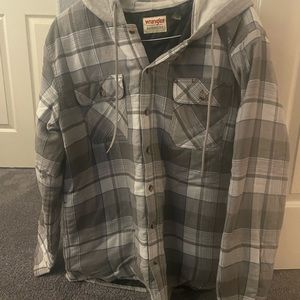 Brand new flannel hoodie